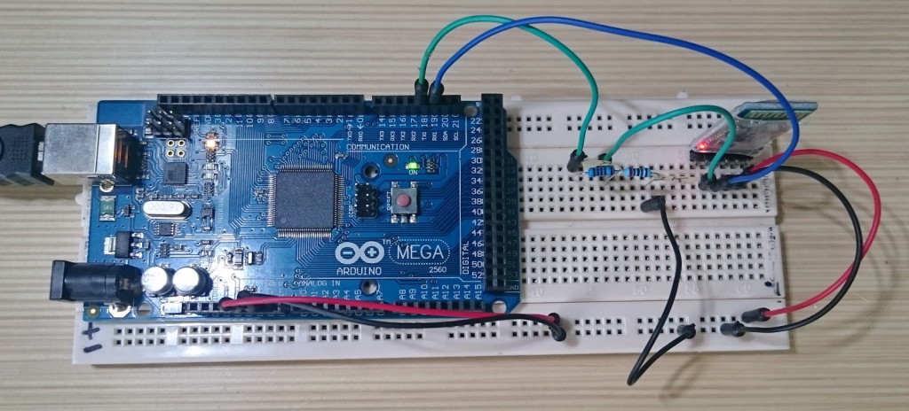 Arduino Mega HC-05 Bluetooth 01