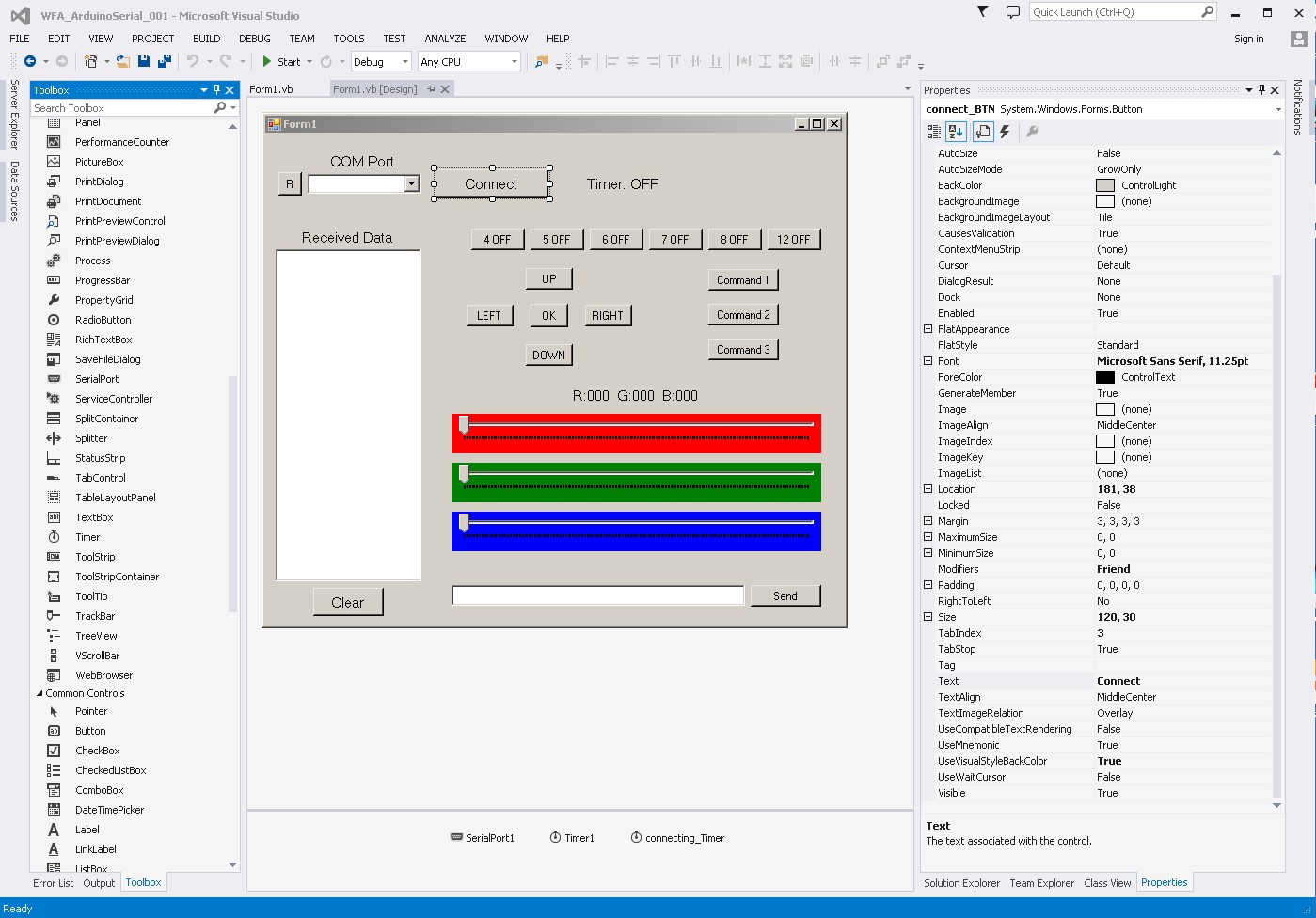 Arduino and Visual Basic Part 3: Controlling an Arduino 