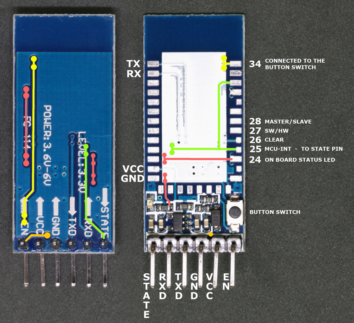 Hc 05 Und Hc 06 Bluetooth Module Wolles Elektronikkiste