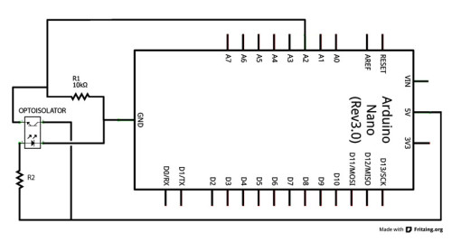 Connecting a photo interrupter/optoisolator to an Arduino – Martyn Currey