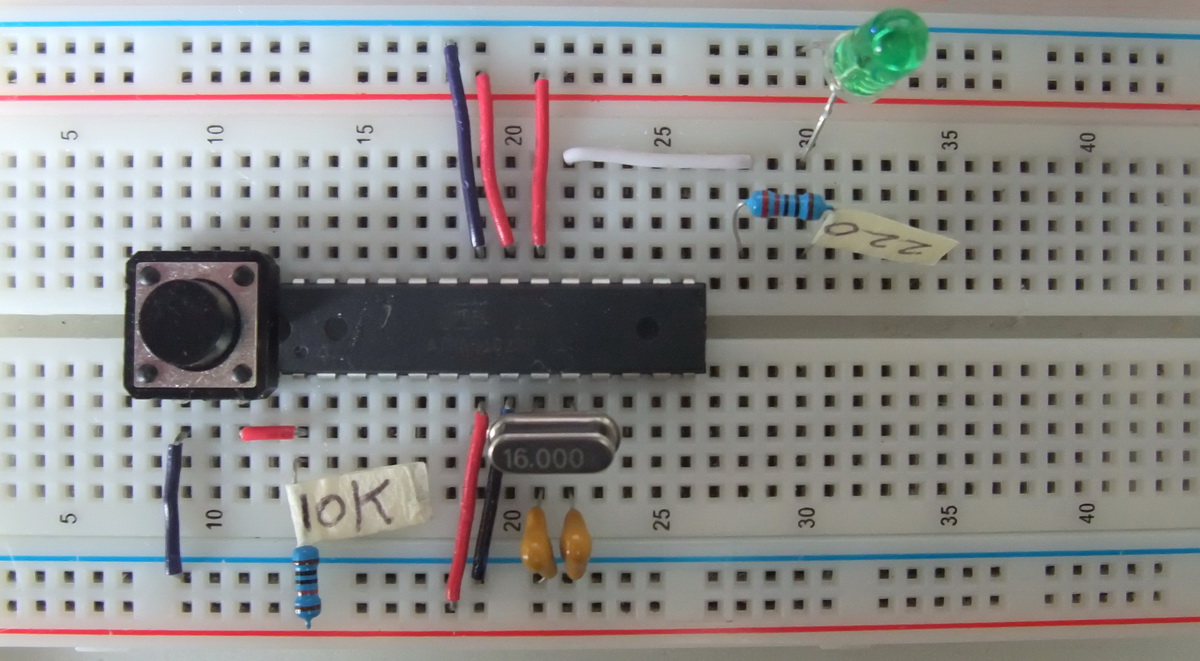 Arduino on a breadboard – Martyn Currey