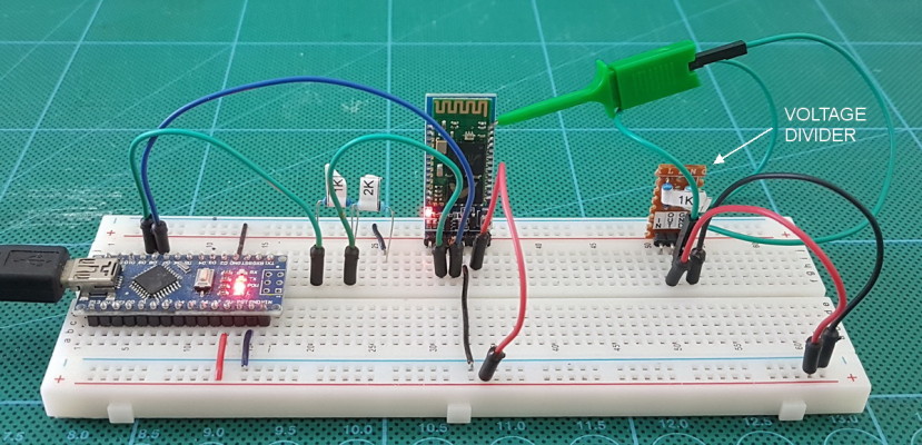 HC-05 AT Mode - breadBoard_1200_1