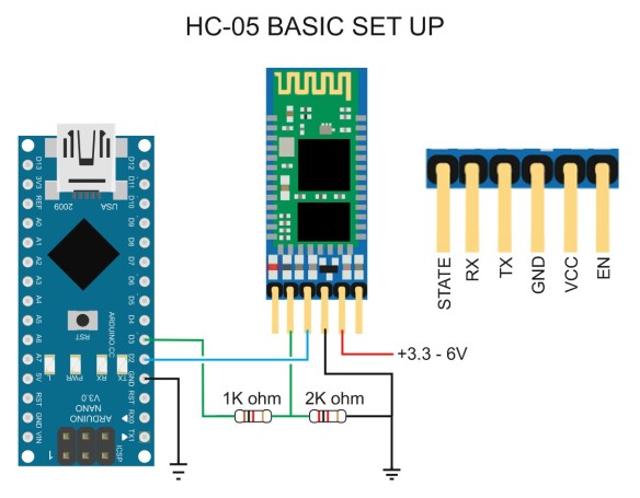 HC-05 Basic Circuit