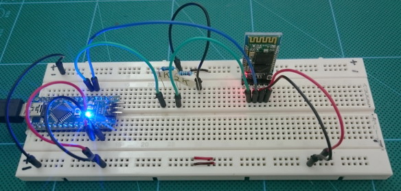 HC-05 Basic set up - BreadBoard_1200