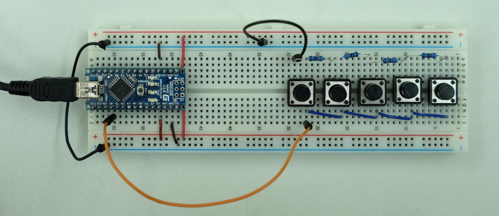 DIY Single Wire Keypad 