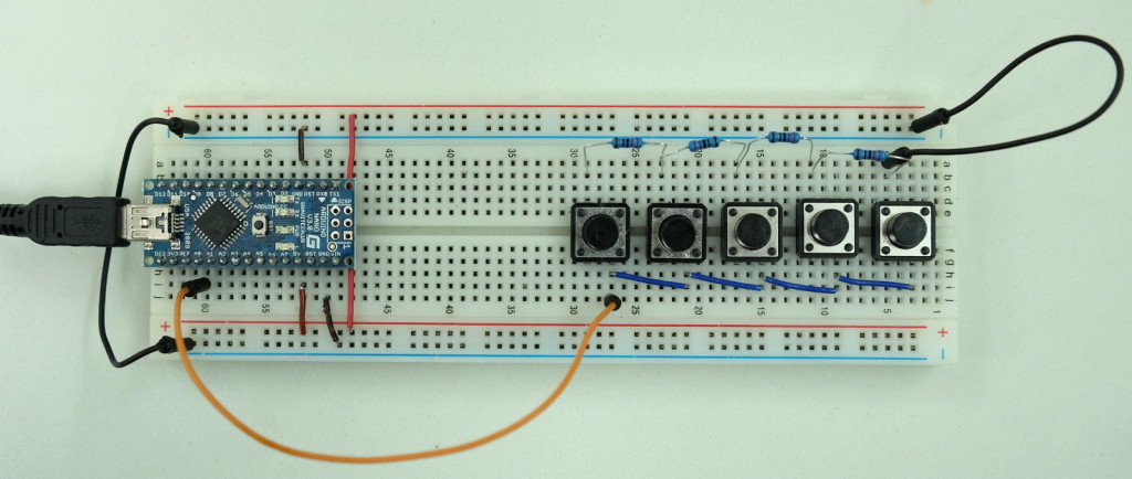 DIY Single Wire Keypad 