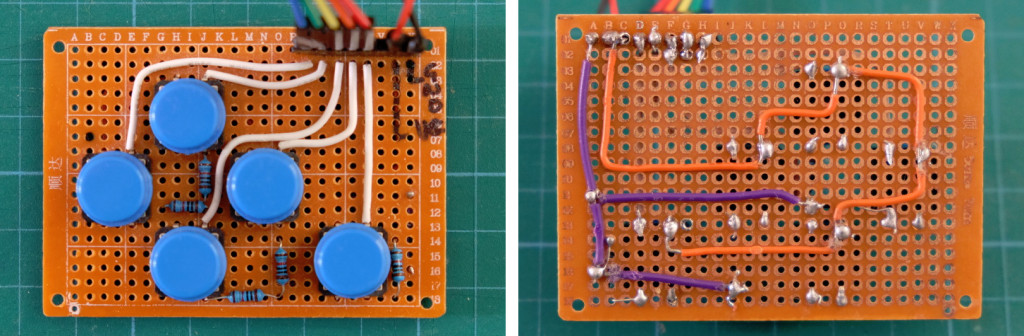 Digital Navigation Keypad - front and back