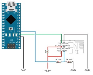 Arduino to ESP8266