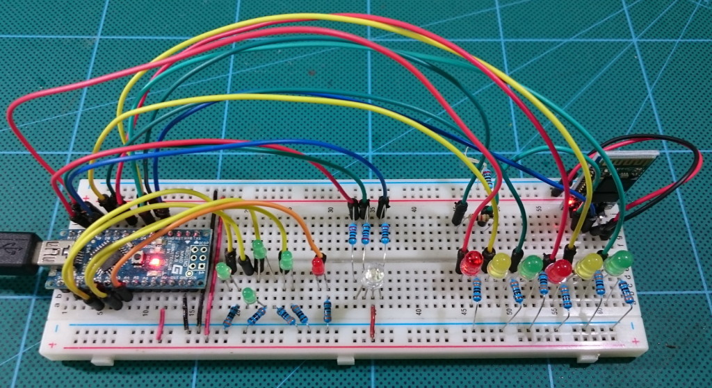 arduinoBTcontrol - breadboard