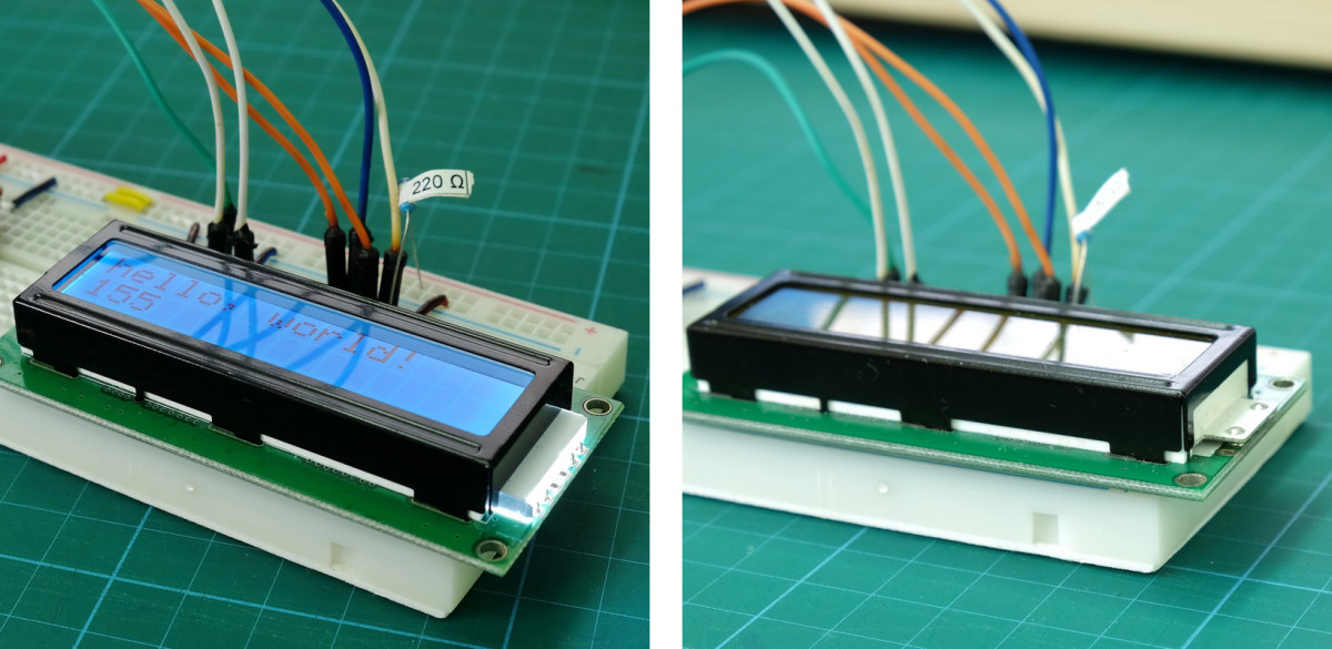 Arduino with HD44780 based Character LCDs – Martyn Currey