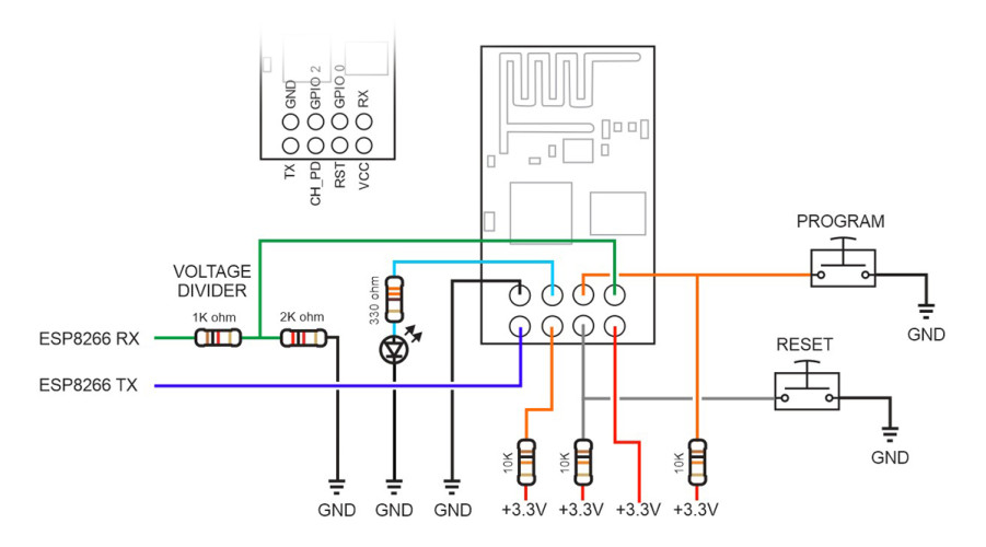 ESP8266-01_Programming_Board_Circuit_1200