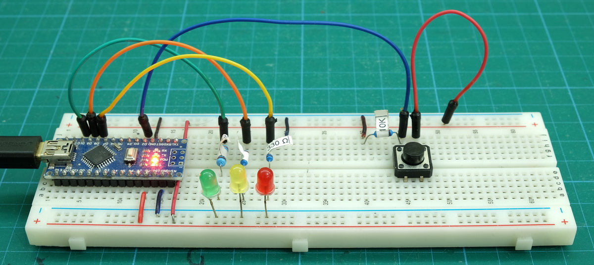 Arduino - Turn LED On and Off With Push Button 