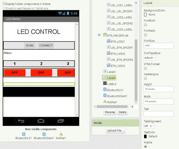 Arduino, HM-10 and App Inventor 2: Adding a slider – Martyn Currey