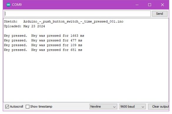 Arduino. Time A Push Button Switch – Martyn Currey